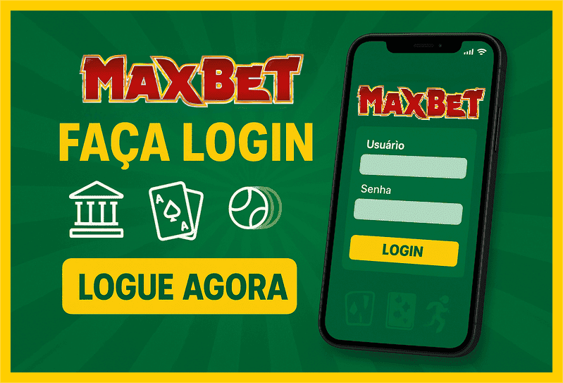 Imagem destacando login seguro na MAXBET para novos usuários